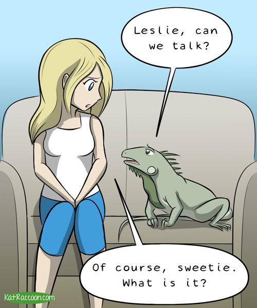 Iguana Curse | KatRaccoon Comics